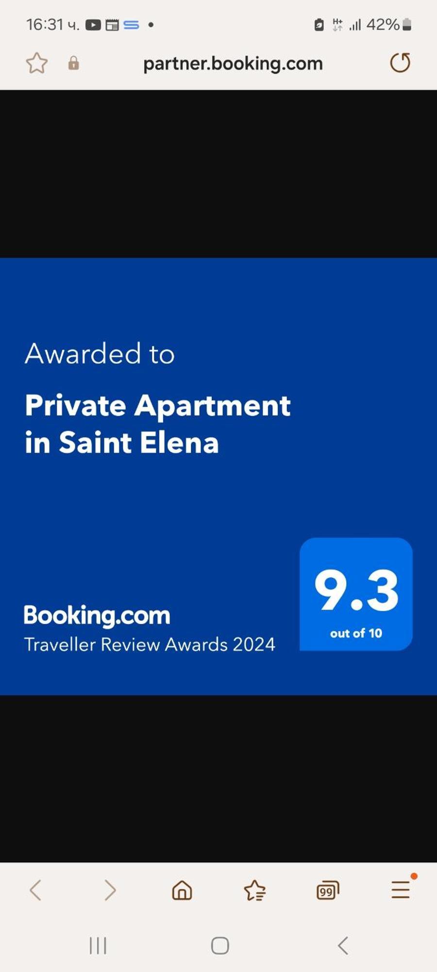 Private Apartment In Saint Elena Saints Constantine and Helena Exterior photo